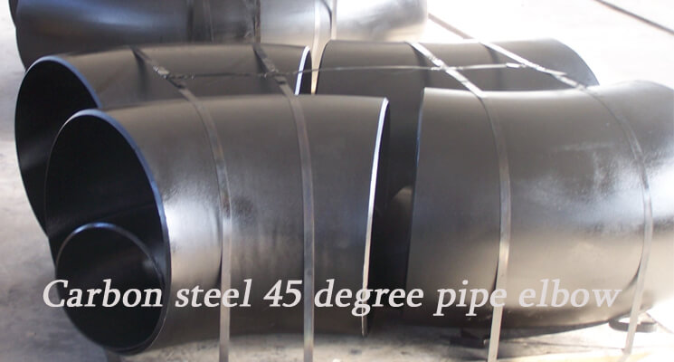 Carbon steel 45 degree pipe elbow package