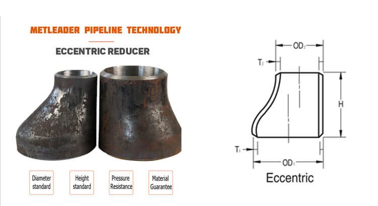 Carbon steel eccentric pipe reducer
