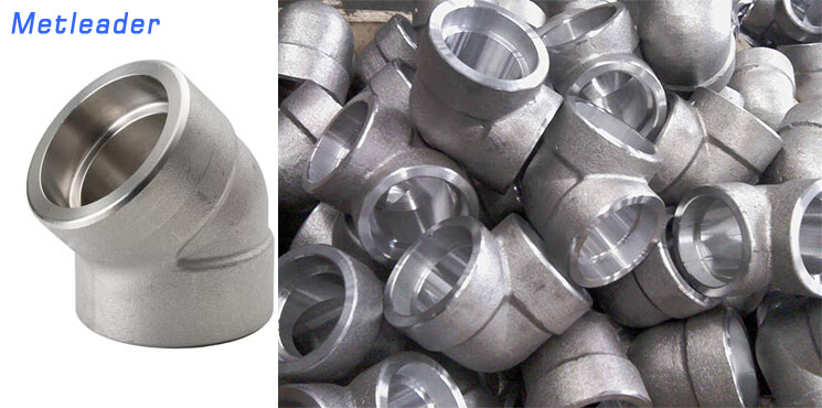 Stainless steel 45 Degree Socket Weld elbow