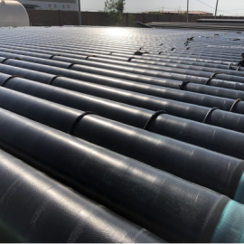 Line pipe with 3PE/3LPE coating