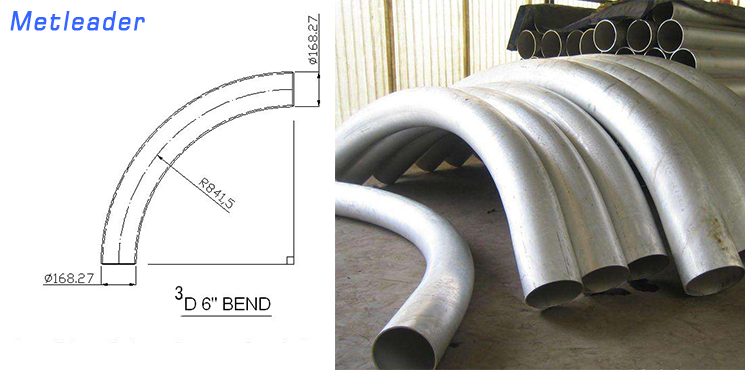 Stainless steel 3D tubing bend