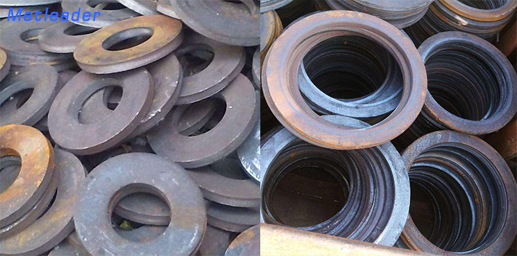Raw material carbon steel pipe flange
