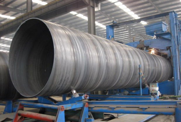 Thick wall spiral welded pipe