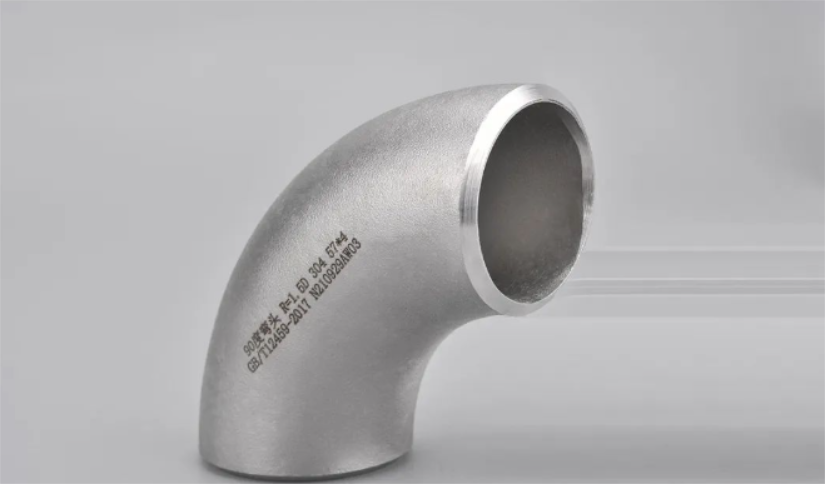 Stainless steel butt welded elbow