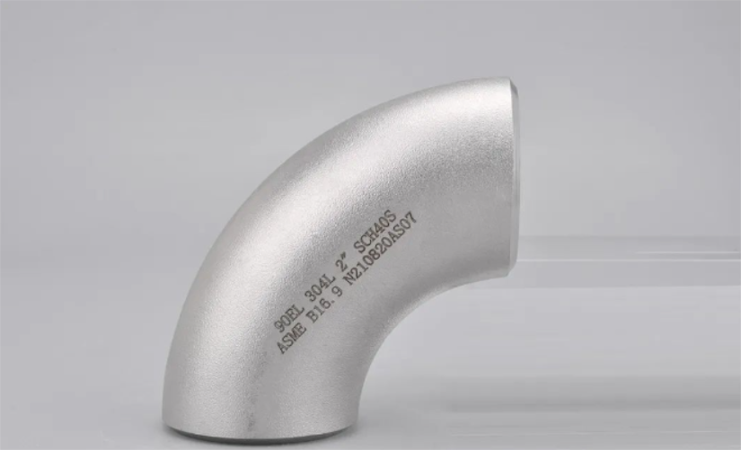 Stainless steel butt welded elbow