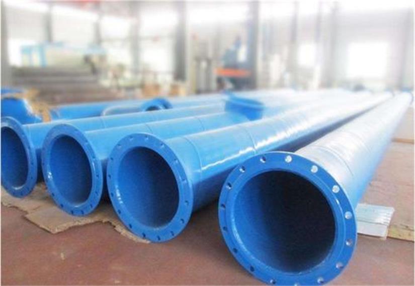 Plastic coated steel pipe